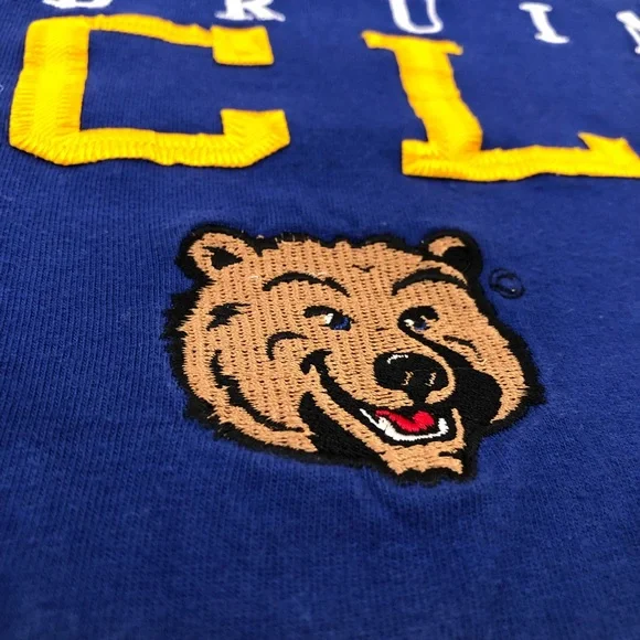 Vintage 90s UCLA Bruins Football NCAA College Blue Shirt Mens L Old Varsity Brnd - Picture 3 of 6